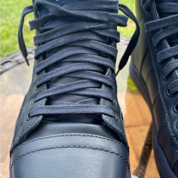 Size 8 • Rare G-Star Raw Footwear • Cadet Hi-Top Blue Suede Leather Sneaker - Picture 5 of 13